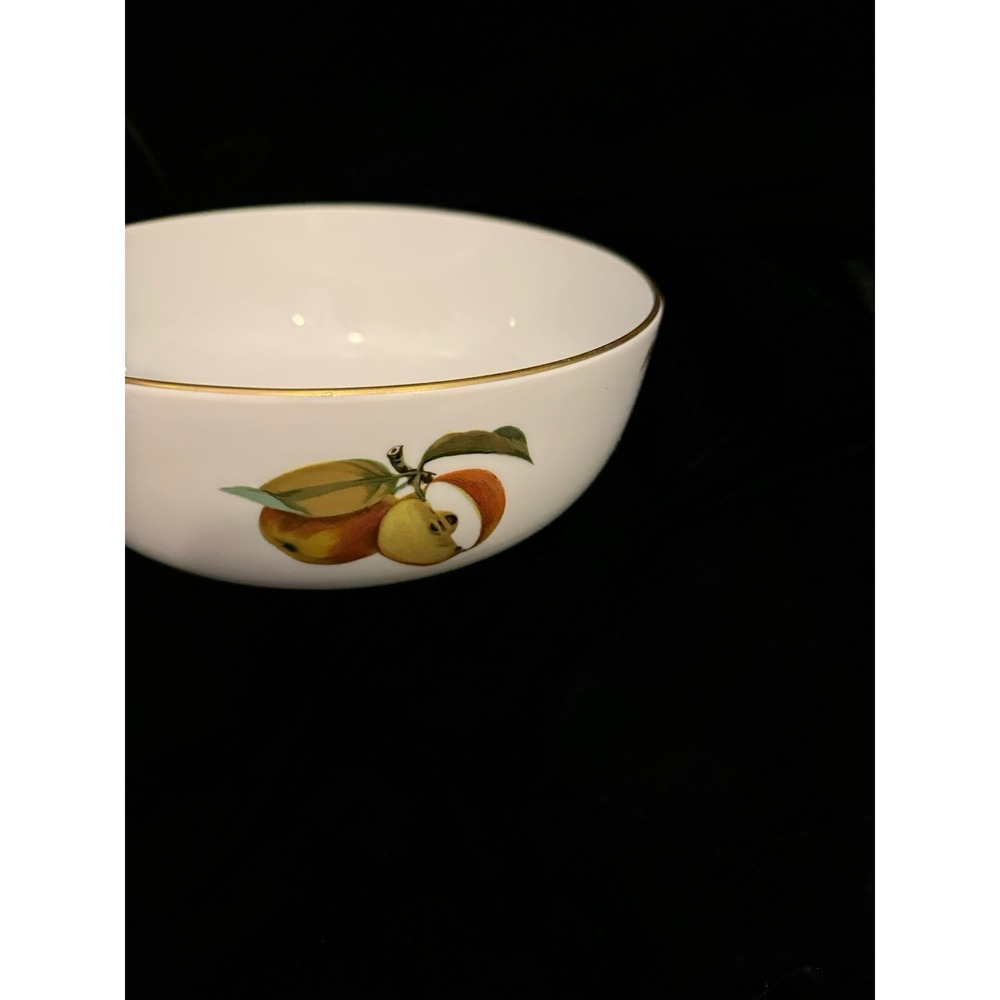 Royal Worcester Evesham Gold Vegetable Serving Bowl Fruit Provincial Country 8" - Picture 6 of 10
